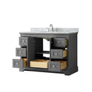 Avery 48" Free Standing Single Basin Vanity Set with Cabinet and Marble Vanity Top - image 13