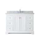 Avery 48" Free Standing Single Basin Vanity Set with Cabinet and Marble Vanity Top - image 16