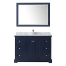 Avery 48" Free Standing Single Basin Vanity Set with Cabinet, Marble Vanity Top, and Framed Mirror - image 20