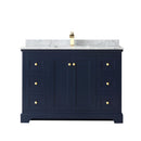 Avery 48" Free Standing Single Basin Vanity Set with Cabinet and Marble Vanity Top - image 12