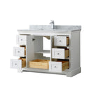 Avery 48" Free Standing Single Basin Vanity Set with Cabinet and Marble Vanity Top - image 15