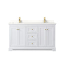 Avery 60" Free Standing Double Basin Vanity Set with Cabinet and Quartz Vanity Top - image 17