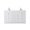Avery 60" Free Standing Double Basin Vanity Set with Cabinet and Quartz Vanity Top - image 19