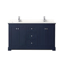 Avery 60" Free Standing Double Basin Vanity Set with Cabinet and Quartz Vanity Top - image 20