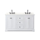 Avery 60" Free Standing Double Basin Vanity Set with Cabinet and Quartz Vanity Top - image 15