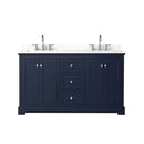 Avery 60" Free Standing Double Basin Vanity Set with Cabinet and Quartz Vanity Top - image 21