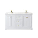 Avery 60" Free Standing Double Basin Vanity Set with Cabinet and Cultured Marble Vanity Top - image 2