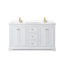 Avery 60" Free Standing Double Basin Vanity Set with Cabinet and Cultured Marble Vanity Top - image 9