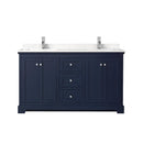 Avery 60" Free Standing Double Basin Vanity Set with Cabinet and Cultured Marble Vanity Top - image 19