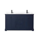 Avery 60" Free Standing Double Basin Vanity Set with Cabinet and Cultured Marble Vanity Top - image 20