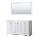 Avery 60" Double Free Standing Vanity Cabinet - Less Vanity Top - image 1