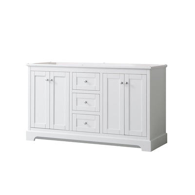 Avery 60" Double Free Standing Vanity Cabinet Only - Less Vanity Top - image 1