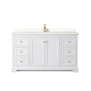 Avery 60" Free Standing Single Basin Vanity Set with Cabinet and Quartz Vanity Top - image 11