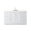 Avery 60" Free Standing Single Basin Vanity Set with Cabinet and Quartz Vanity Top - image 8