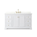 Avery 60" Free Standing Single Basin Vanity Set with Cabinet and Quartz Vanity Top - image 10