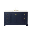 Avery 60" Free Standing Single Basin Vanity Set with Cabinet and Quartz Vanity Top - image 17