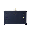 Avery 60" Free Standing Single Basin Vanity Set with Cabinet and Cultured Marble Vanity Top - image 18