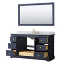Avery 60" Free Standing Single Basin Vanity Set with Cabinet, Marble Vanity Top, and Framed Mirror - image 14
