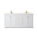 Avery 72" Free Standing Double Basin Vanity Set with Cabinet and Quartz Vanity Top - image 17