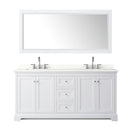 Avery 72" Free Standing Double Basin Vanity Set with Cabinet, Quartz Vanity Top, and Framed Mirror - image 21