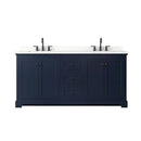 Avery 72" Free Standing Double Basin Vanity Set with Cabinet and Quartz Vanity Top - image 2