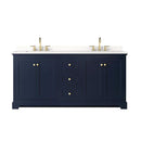 Avery 72" Free Standing Double Basin Vanity Set with Cabinet and Quartz Vanity Top - image 9