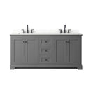 Avery 72" Free Standing Double Basin Vanity Set with Cabinet and Quartz Vanity Top - image 10