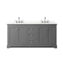 Avery 72" Free Standing Double Basin Vanity Set with Cabinet and Quartz Vanity Top - image 12