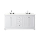 Avery 72" Free Standing Double Basin Vanity Set with Cabinet and Quartz Vanity Top - image 14