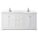 Avery 72" Free Standing Double Basin Vanity Set with Cabinet and Cultured Marble Vanity Top - image 7