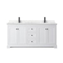 Avery 72" Free Standing Double Basin Vanity Set with Cabinet and Cultured Marble Vanity Top - image 11