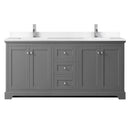 Avery 72" Free Standing Double Basin Vanity Set with Cabinet and Cultured Marble Vanity Top - image 12