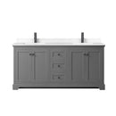 Avery 72" Free Standing Double Basin Vanity Set with Cabinet and Cultured Marble Vanity Top - image 14