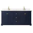 Avery 72" Free Standing Double Basin Vanity Set with Cabinet and Cultured Marble Vanity Top - image 17