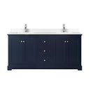 Avery 72" Free Standing Double Basin Vanity Set with Cabinet and Cultured Marble Vanity Top - image 18