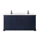 Avery 72" Free Standing Double Basin Vanity Set with Cabinet and Cultured Marble Vanity Top - image 20