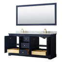 Avery 72" Free Standing Double Basin Vanity Set with Cabinet, Marble Vanity Top, and Framed Mirror - image 19