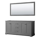 Avery 72" Double Free Standing Vanity Cabinet - Less Vanity Top - image 1