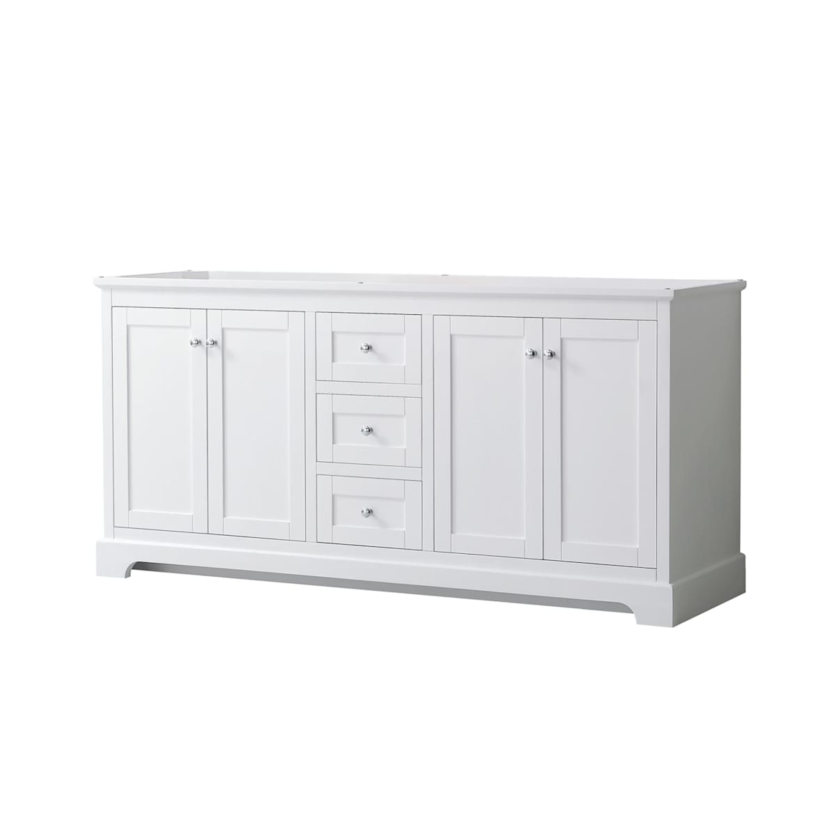 Avery 72" Double Free Standing Vanity Cabinet Only - Less Vanity Top