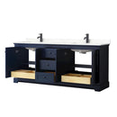 Avery 80" Free Standing Double Basin Vanity Set with Cabinet and Quartz Vanity Top - image 3