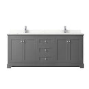 Avery 80" Free Standing Double Basin Vanity Set with Cabinet and Quartz Vanity Top - image 12