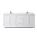 Avery 80" Free Standing Double Basin Vanity Set with Cabinet and Quartz Vanity Top - image 19