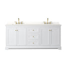 Avery 80" Free Standing Double Basin Vanity Set with Cabinet and Quartz Vanity Top - image 17