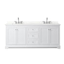 Avery 80" Free Standing Double Basin Vanity Set with Cabinet and Quartz Vanity Top - image 18