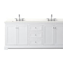 Avery 80" Free Standing Double Basin Vanity Set with Cabinet and Quartz Vanity Top - image 19