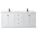 Avery 80" Free Standing Double Basin Vanity Set with Cabinet and Cultured Marble Vanity Top - image 12