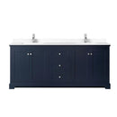 Avery 80" Free Standing Double Basin Vanity Set with Cabinet and Cultured Marble Vanity Top - image 19