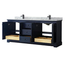 Avery 80" Free Standing Double Basin Vanity Set with Cabinet and Marble Vanity Top - image 6