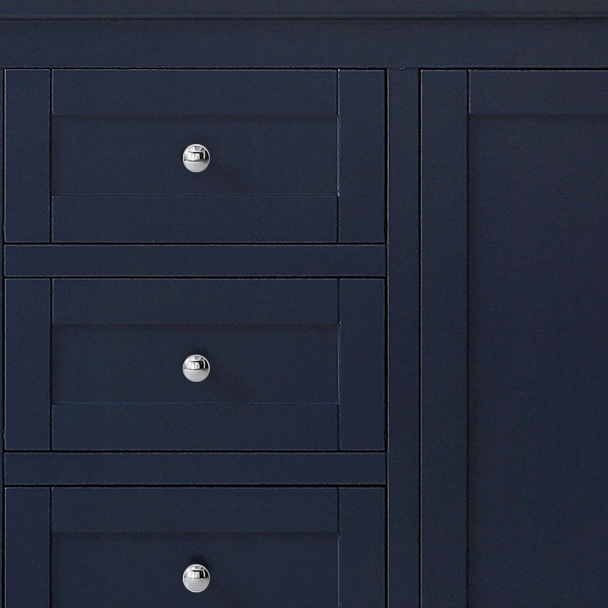 Avery 80" Double Free Standing Vanity Cabinet - Less Vanity Top