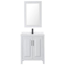 Daria 30" Free Standing Single Basin Vanity Set with Cabinet, Quartz Vanity Top, and Framed Mirror - image 11
